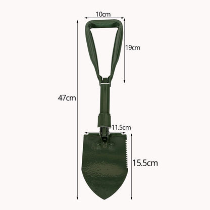 The outdoor multi-functional Arsenal shovel is foldable
