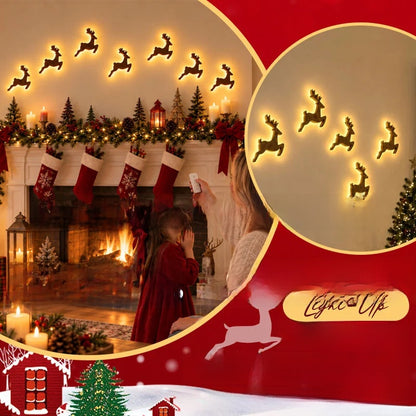 Christmas Glow Wall Silhouette Lights