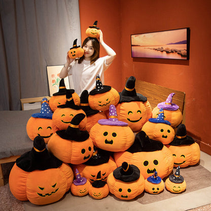 Halloween funny pumpkin pillow