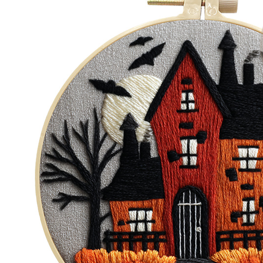 Halloween Embroidery Material Pack
