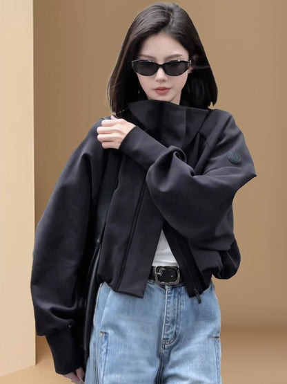 Trendy Black Cardigan Jacket for Women
