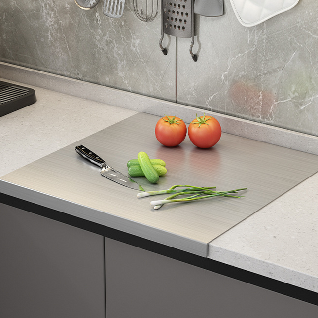 Stainless Steel Kitchen Cutting Board for Baking and Chopping
