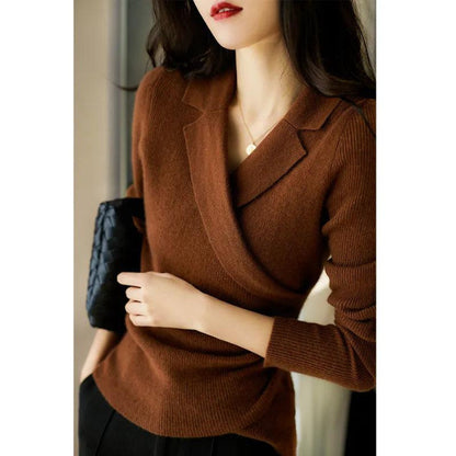 Autumn and winter knitted sweaters