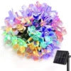 Solar LED Cherry Blossom String Lights for Outdoor Decoration