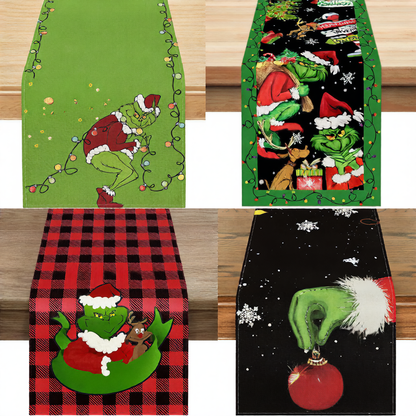 Winter Christmas tablecloth coffee table cloth