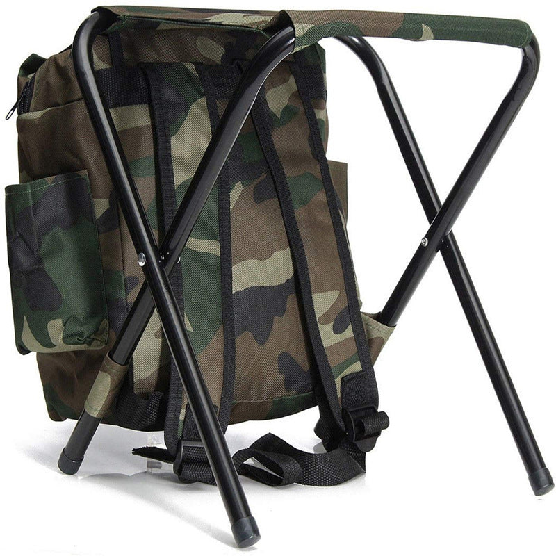 Outdoor leisure vacation camping fishing backpack stool