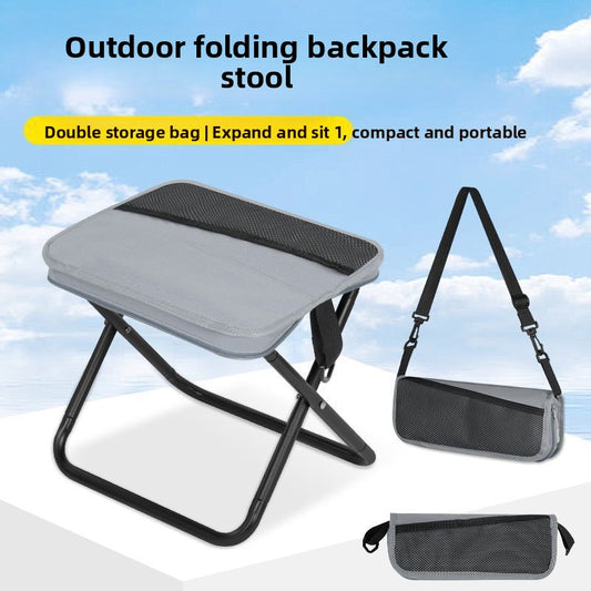 Portable Folding Backpack Stool for Outdoor Use