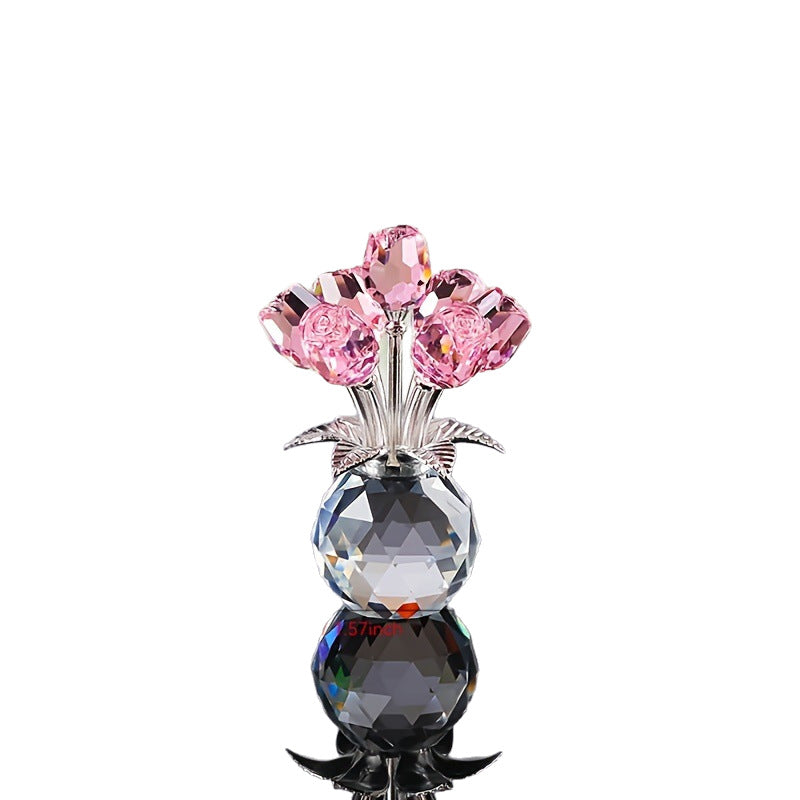 Crystal Rose Home Decor Gift