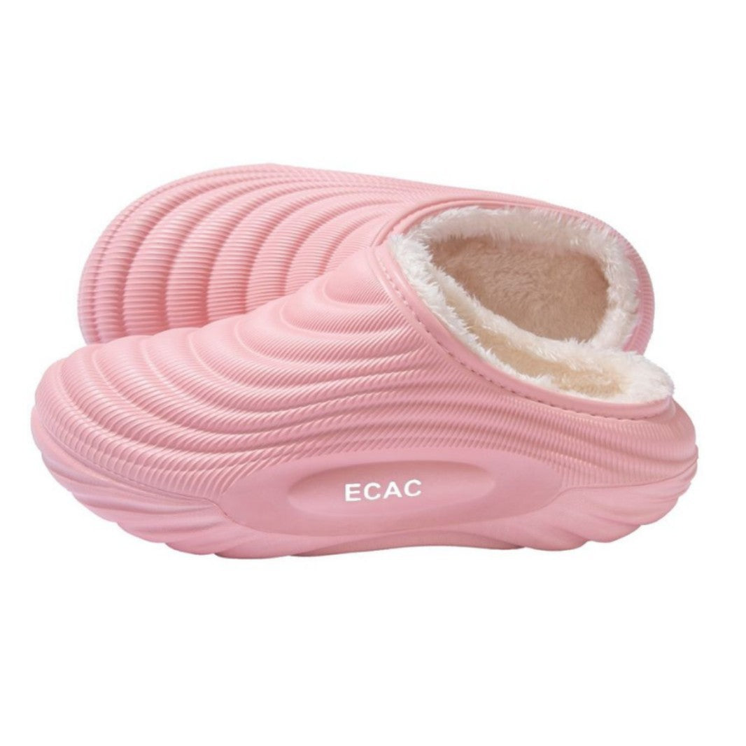 Waterproof Fleece-Lined Winter Slippers