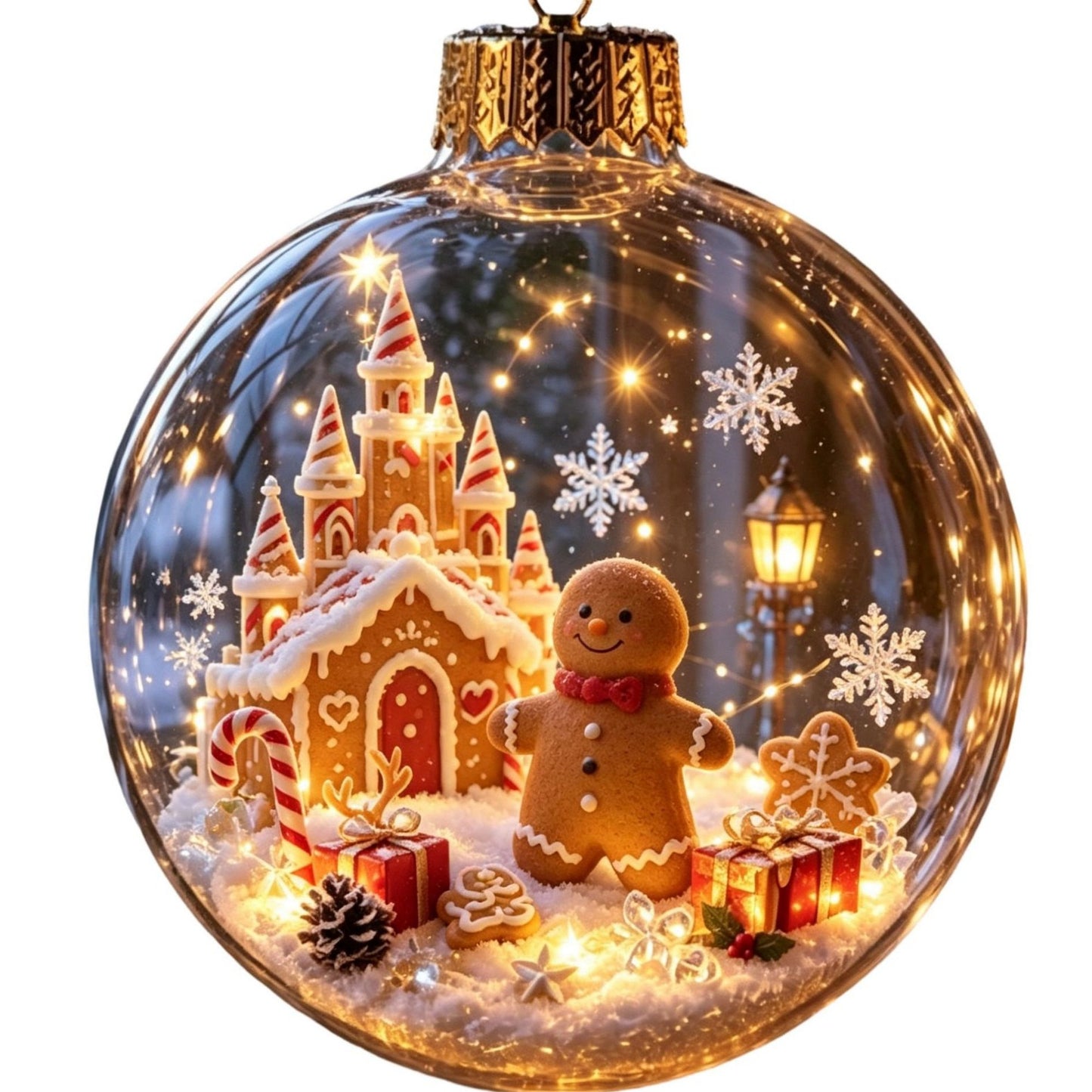 Custom Christmas Snowman Ornament