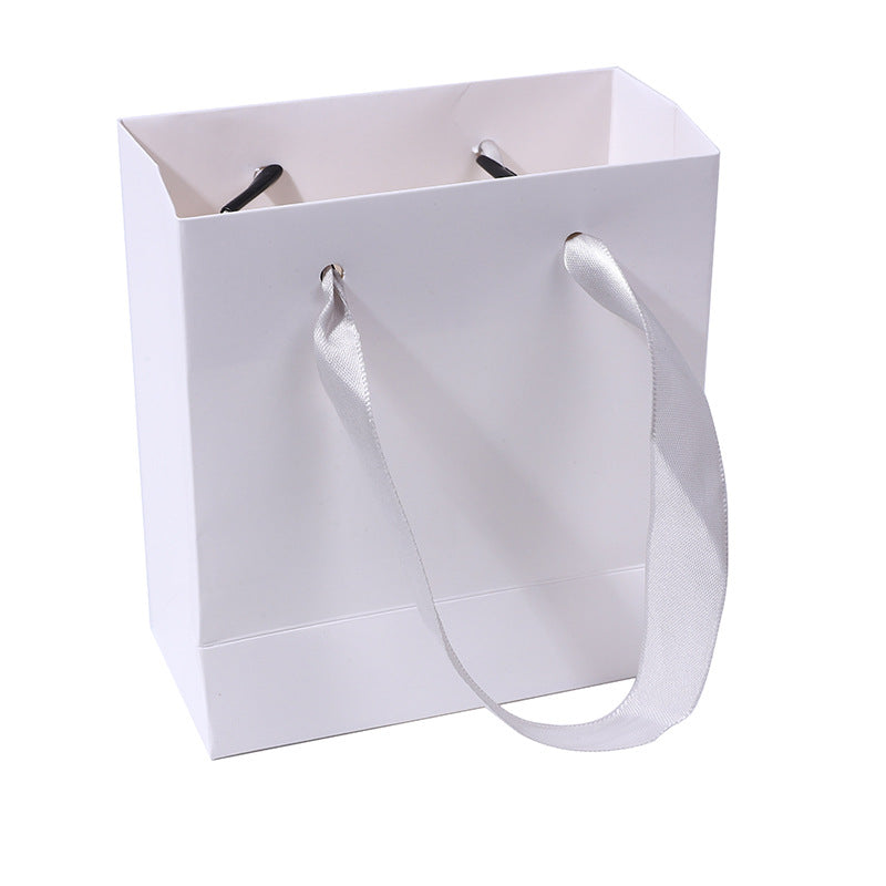 Elegant Gray Bow Jewelry Gift Box