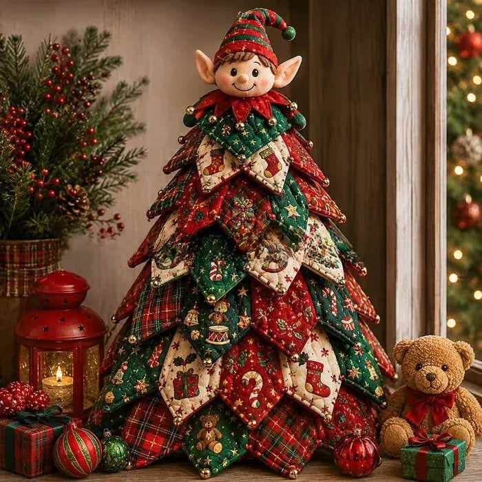 Quilted Christmas Tree Set
