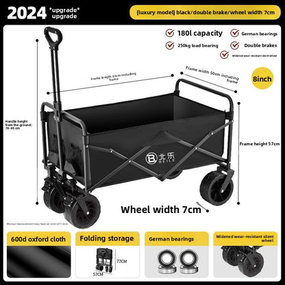 Foldable Outdoor Camping Trolley