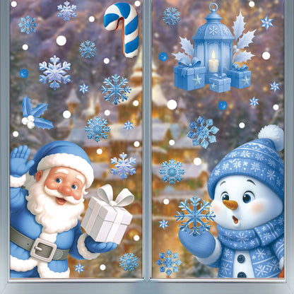 Christmas glass stickers