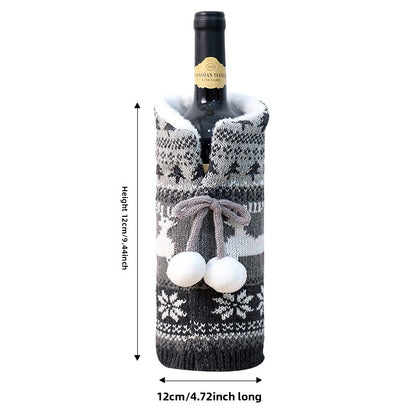 Christmas Wine Bottle Decoration Covers