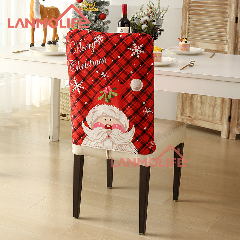 Christmas chair back cover