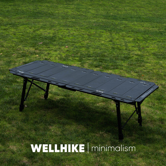 Adjustable Height Aluminum Alloy Folding Outdoor Table
