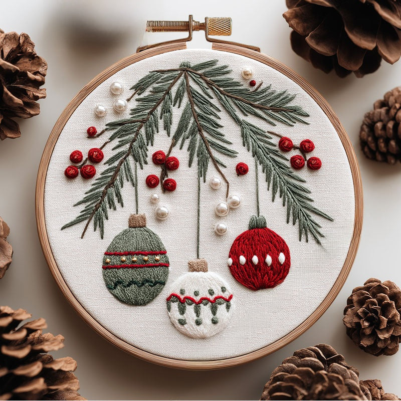 Christmas Embroidery Cross Stitch Kit