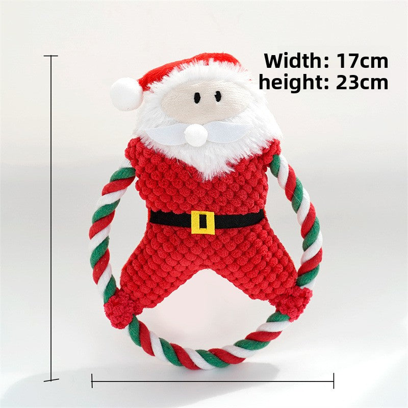 Christmas Plush Pet Toy with Sound