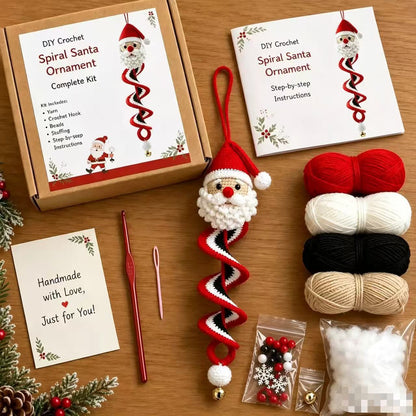 DIY Crochet Christmas Ornament Craft Kit