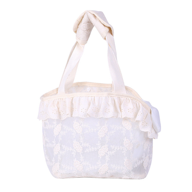 Mesh Pet Carrier Bag with Shoulder Strap