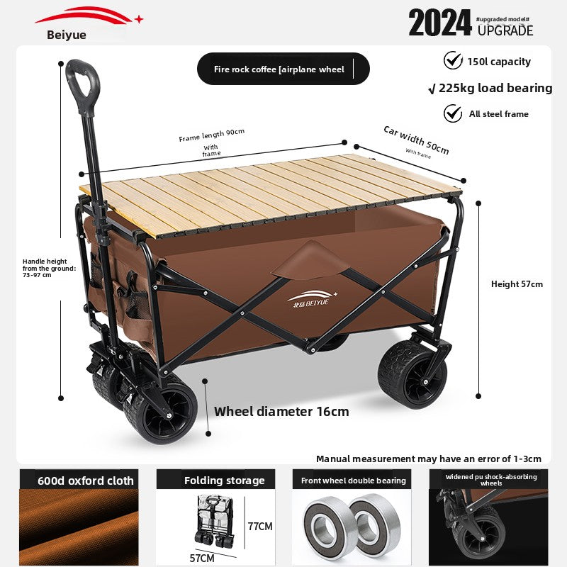 Foldable Outdoor Camping Cart