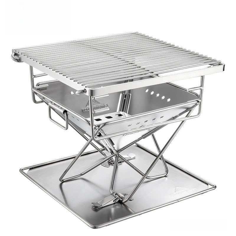 Foldable Outdoor Barbecue Grill