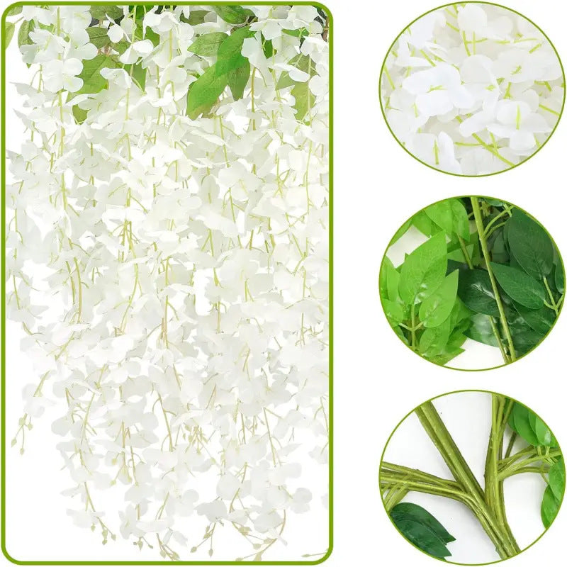 Artificial wisteria flower decoration