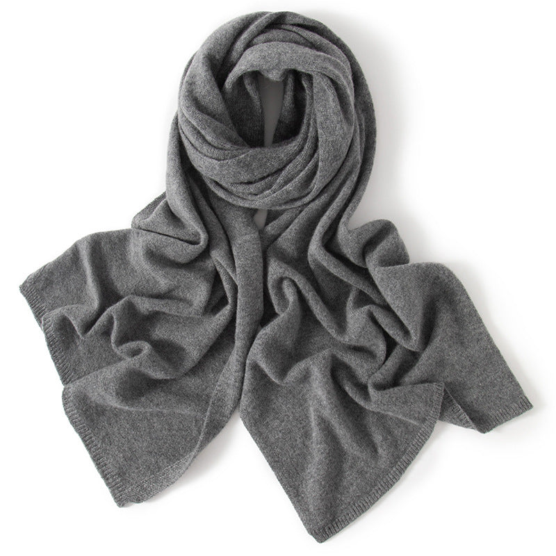 Pure Cashmere Scarf Unisex Winter Neck Warmer