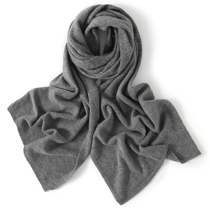 Pure Cashmere Scarf Unisex Winter Neck Warmer