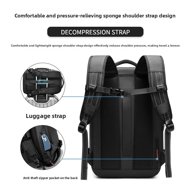 Men's Backpack Anti-Theft Computer Backpack Business Commuting Outdoor Travel Bag Vacuum Compression Backpack Customization