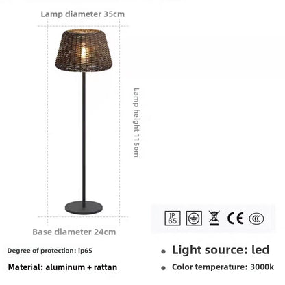 Outdoor Solar Powered Garden Light with Remote Control