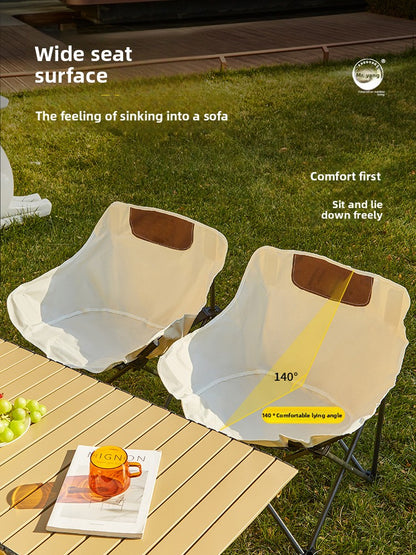 Portable Outdoor Folding Moon Chair