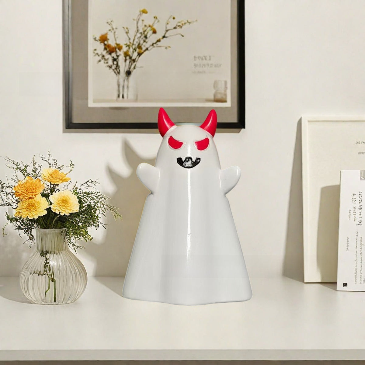 Halloween Resin Statue Ghost Decoration Cute Party Ornament