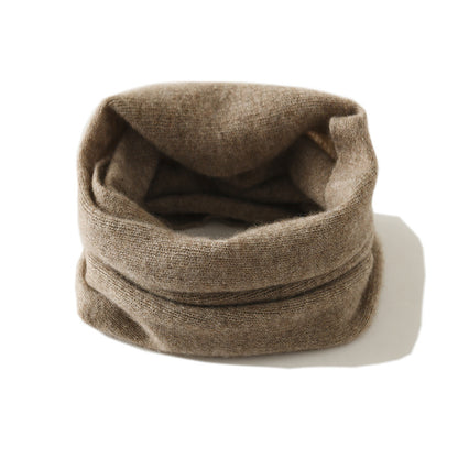 Cashmere Neck Warmer Unisex Autumn and Winter Warm Versatile Cashmere Neck Gaiter Knitted Warm Fake Collar Neck Protector