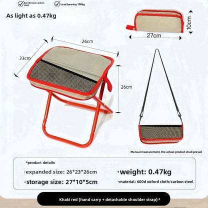 Portable Folding Backpack Stool for Outdoor Use