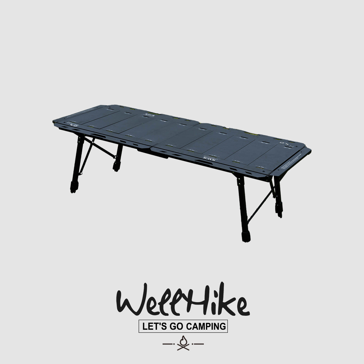 Adjustable Height Aluminum Alloy Folding Outdoor Table