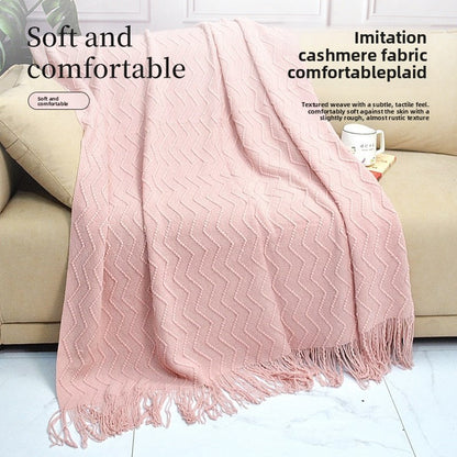 Knitted blanket