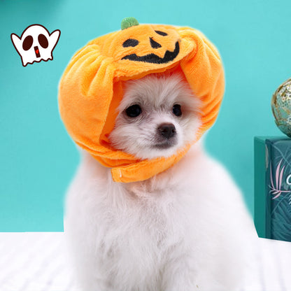 Pet Cat Dog Pumpkin Cat Hat Decoration Headwear