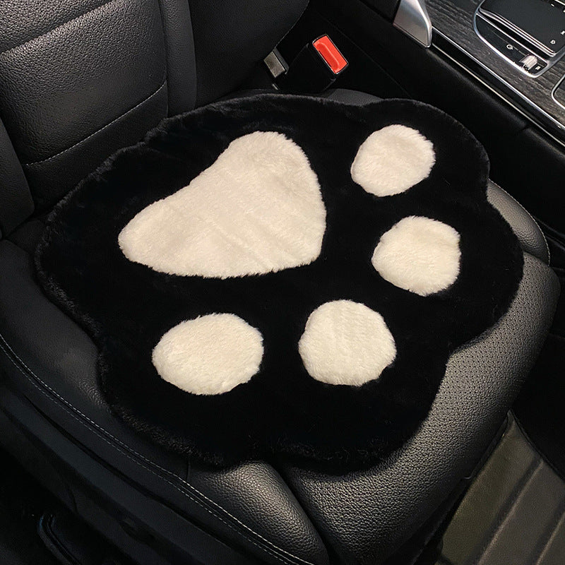 winter plush cute cat claw car Mat Winter