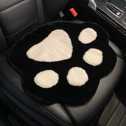 winter plush cute cat claw car Mat Winter