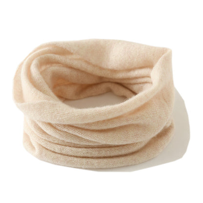 Cashmere Neck Warmer Unisex Autumn and Winter Warm Versatile Cashmere Neck Gaiter Knitted Warm Fake Collar Neck Protector