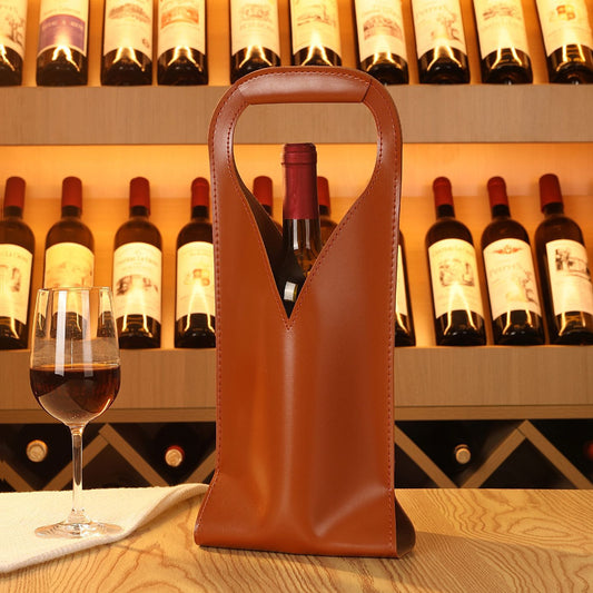 Leather Wine Bottle Bag Gift Packaging