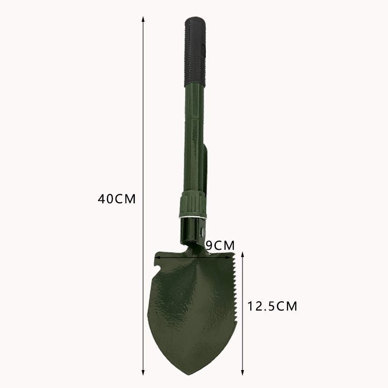 The outdoor multi-functional Arsenal shovel is foldable