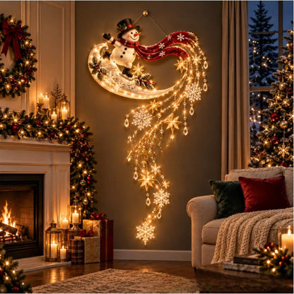 Glowing wall decoration