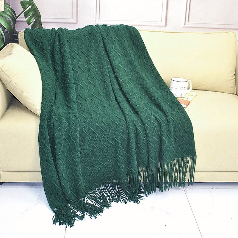 Knitted blanket