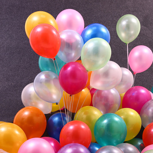 Pearlescent Latex Balloons for Party Decoration