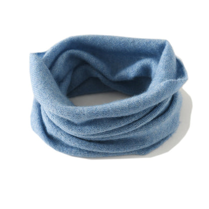 Cashmere Neck Warmer Unisex Autumn and Winter Warm Versatile Cashmere Neck Gaiter Knitted Warm Fake Collar Neck Protector