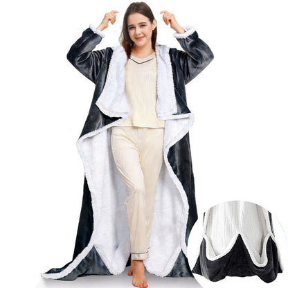Wearable Electric Blanket with Sleeves and Foot Pockets