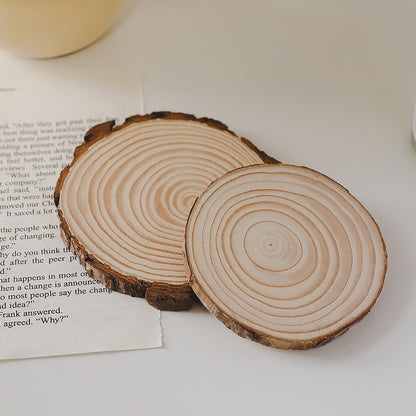 Wooden tray for scented candles
